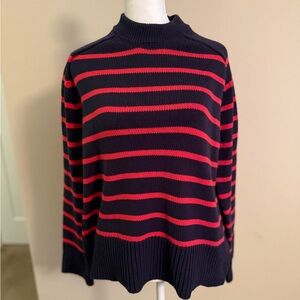 Tuckernuck Navy and Red Women's Sweater xs